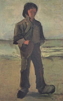 Fisherman on the Beach (nn04), Vincent Van Gogh